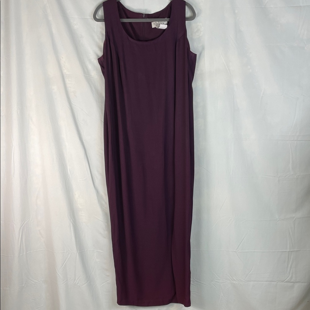J.R. Nites Plum Maxi Dress